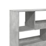 Separador de ambientes madera gris hormigón 100x33x94,5 cm de , Librerías y estanterías - Ref: Foro24-3309477, Precio: 67,31 ...