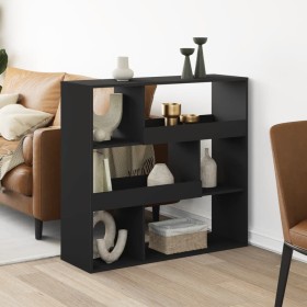 Separador de ambientes madera ingeniería negro 100x33x94,5 cm de , Librerías y estanterías - Ref: Foro24-3309475, Precio: 76,...