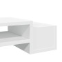 Soporte de pantalla con almacenaje madera blanco 100x27x15cm de , Bases y elevadores para ordenadores - Ref: Foro24-854688, P...