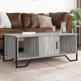 Mesa de centro madera de ingeniería gris Sonoma 100x51x40 cm de , Mesas de centro - Ref: Foro24-848492, Precio: 74,58 €, Desc...