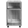 Mesa auxiliar con ruedas madera gris Sonoma 70x35x60 cm de , Mesas auxiliares - Ref: Foro24-853151, Precio: 51,40 €, Descuent...