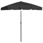 Sombrilla de playa negra 180x120 cm de vidaXL, Sombrillas - Ref: Foro24-314725, Precio: 49,26 €, Descuento: %