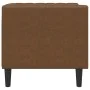 Sillón de piel de ante sintético marrón by , Sofas - Ref: Foro24-372682, Price: 175,79 €, Discount: %