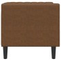 Sillón de piel de ante sintético marrón de , Sofás - Ref: Foro24-372682, Precio: 177,66 €, Descuento: %