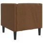 Sillón de piel de ante sintético marrón by , Sofas - Ref: Foro24-372682, Price: 175,79 €, Discount: %
