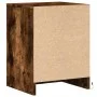 Mesita de noche con luces LED madera ingeniería roble ahumado von , Nachttische - Ref: Foro24-852027, Preis: 41,27 €, Rabatt: %
