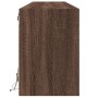 Mueble de TV de pared con LED marrón roble 180x31x45 cm de , Muebles TV - Ref: Foro24-3307946, Precio: 128,91 €, Descuento: %