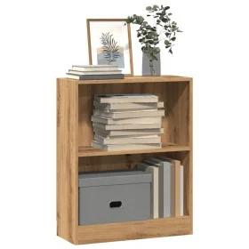 Estantería de madera de ingeniería roble artesano 60x24x76 cm by , Bookcases and shelves - Ref: Foro24-855905, Price: 44,30 €...