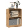 Estantería de madera de ingeniería roble artesano 60x24x76 cm de , Librerías y estanterías - Ref: Foro24-855905, Precio: 45,6...
