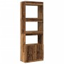 Aparador alto madera ingeniería madera envejecida 63x33x180 cm de , Librerías y estanterías - Ref: Foro24-3309607, Precio: 91...
