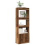 Aparador alto madera ingeniería madera envejecida 63x33x180 cm de , Librerías y estanterías - Ref: Foro24-3309607, Precio: 91...
