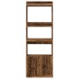 Aparador alto madera ingeniería madera envejecida 63x33x180 cm de , Librerías y estanterías - Ref: Foro24-3309607, Precio: 91...