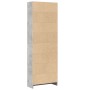 Estantería de madera de ingeniería gris hormigón 60x24x176 cm de , Librerías y estanterías - Ref: Foro24-857824, Precio: 63,7...
