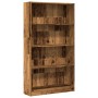 Estantería madera de ingeniería color envejecido 80x24x143 cm de , Librerías y estanterías - Ref: Foro24-857851, Precio: 66,8...