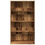 Estantería madera de ingeniería color envejecido 80x24x143 cm de , Librerías y estanterías - Ref: Foro24-857851, Precio: 66,8...