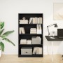 Estantería de madera de ingeniería negra 80x24x143 cm de , Librerías y estanterías - Ref: Foro24-857845, Precio: 60,98 €, Des...