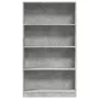 Estantería de madera de ingeniería gris hormigón 80x24x143 cm de , Librerías y estanterías - Ref: Foro24-857847, Precio: 57,7...