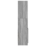 Aparador de madera de ingeniería gris Sonoma 63x33x140 cm de , Librerías y estanterías - Ref: Foro24-855111, Precio: 71,61 €,...