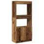 Aparadorde madera de ingeniería madera envejecida 63x33x140 cm de , Librerías y estanterías - Ref: Foro24-855113, Precio: 68,...