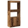 Aparadorde madera de ingeniería madera envejecida 63x33x140 cm de , Librerías y estanterías - Ref: Foro24-855113, Precio: 68,...