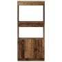Aparadorde madera de ingeniería madera envejecida 63x33x140 cm de , Librerías y estanterías - Ref: Foro24-855113, Precio: 68,...