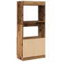 Aparadorde madera de ingeniería madera envejecida 63x33x140 cm de , Librerías y estanterías - Ref: Foro24-855113, Precio: 68,...