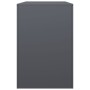Leñero de acero gris antracita 100x40x60 cm de , Bolsas y soportes de leña - Ref: Foro24-850984, Precio: 98,34 €, Descuento: %