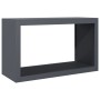Leñero de acero gris antracita 100x40x60 cm de , Bolsas y soportes de leña - Ref: Foro24-850984, Precio: 98,34 €, Descuento: %