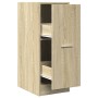 Armario botiquín roble Sonoma 30x41x77,5 cm de , Taquillas y armarios de almacenamiento - Ref: Foro24-855153, Precio: 65,88 €...