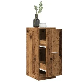 Armario botiquín madera de ingeniería envejecido 30x41x77,5 cm by , Lockers and storage cabinets - Ref: Foro24-855158, Price:...