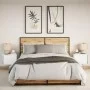 Mesitas de noche de pared con luces LED 2 unidades blanco by , Nightstands - Ref: Foro24-852090, Price: 62,59 €, Discount: %