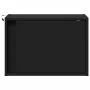 Mesitas de noche de pared con luces LED 2 unidades negro de , Mesitas de noche - Ref: Foro24-852092, Precio: 63,46 €, Descuen...