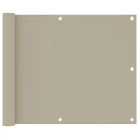 Balcony awning beige oxford fabric 75x500 cm by vidaXL, Umbrellas - Ref: Foro24-134938, Price: 23,62 €, Discount: %