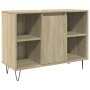 Set de muebles de baño 3 pzas madera contrachapada roble Sonoma de , Muebles de baño - Ref: Foro24-3307680, Precio: 184,15 €,...