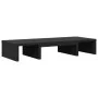 Soporte de pantalla ajustable madera negro 60x24x10,5 cm de , Bases y elevadores para ordenadores - Ref: Foro24-854626, Preci...