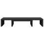 Soporte de pantalla ajustable madera negro 60x24x10,5 cm de , Bases y elevadores para ordenadores - Ref: Foro24-854626, Preci...