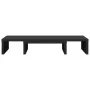Soporte de pantalla ajustable madera negro 60x24x10,5 cm de , Bases y elevadores para ordenadores - Ref: Foro24-854626, Preci...