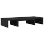 Soporte de pantalla ajustable madera negro 60x24x10,5 cm de , Bases y elevadores para ordenadores - Ref: Foro24-854626, Preci...