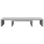 Soporte de pantalla ajustable madera gris Sonoma 60x24x10,5 cm de , Bases y elevadores para ordenadores - Ref: Foro24-854630,...