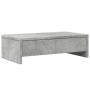 Soporte de monitor cajones madera gris hormigón 50x27x15 cm de , Bases y elevadores para ordenadores - Ref: Foro24-854664, Pr...