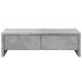 Soporte de monitor cajones madera gris hormigón 50x27x15 cm de , Bases y elevadores para ordenadores - Ref: Foro24-854664, Pr...