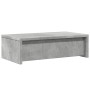 Soporte de monitor cajones madera gris hormigón 50x27x15 cm de , Bases y elevadores para ordenadores - Ref: Foro24-854664, Pr...