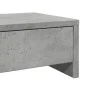 Soporte de monitor cajones madera gris hormigón 50x27x15 cm de , Bases y elevadores para ordenadores - Ref: Foro24-854664, Pr...