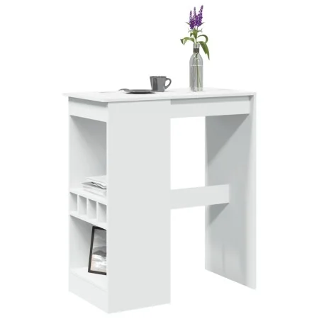 Mesa alta con estantes madera ingeniería 90x47,5x103,5 cm de , Mesas de cocina y de comedor - Ref: Foro24-854337, Precio: 84,...