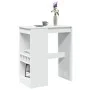Mesa alta con estantes madera ingeniería 90x47,5x103,5 cm de , Mesas de cocina y de comedor - Ref: Foro24-854337, Precio: 84,...