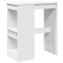 Mesa alta con estantes madera ingeniería 90x47,5x103,5 cm de , Mesas de cocina y de comedor - Ref: Foro24-854337, Precio: 85,...