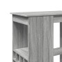 Mesa alta con estantes madera gris Sonoma 90x47,5x103,5 cm de , Mesas de cocina y de comedor - Ref: Foro24-854342, Precio: 79...