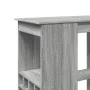 Mesa alta con estantes madera gris Sonoma 90x47,5x103,5 cm de , Mesas de cocina y de comedor - Ref: Foro24-854342, Precio: 78...