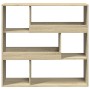 Estantería divisor de espacios roble Sonoma 100x33x94,5 cm de , Librerías y estanterías - Ref: Foro24-854438, Precio: 74,15 €...