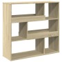 Estantería divisor de espacios roble Sonoma 100x33x94,5 cm de , Librerías y estanterías - Ref: Foro24-854438, Precio: 74,15 €...